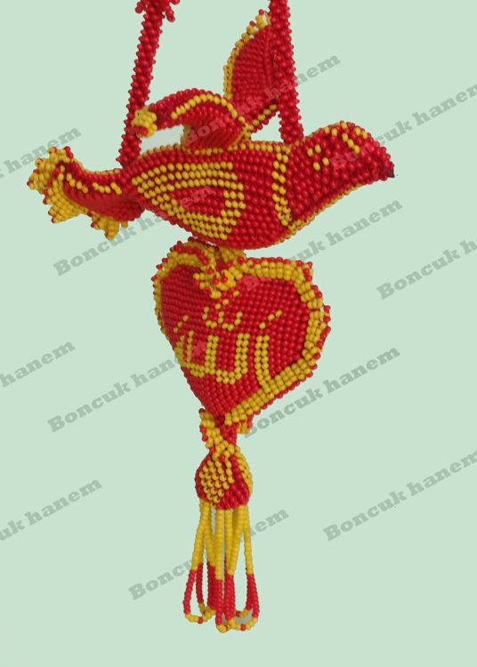 Cezaevi İşi Boncuklu Kuş