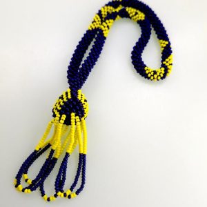 Sarı Lacivert Sallama Tesbih