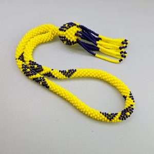 Sarı Lacivert Sallama Tesbih